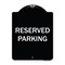 Signmission Designer Series Sign-Reserved Parking, Black & White Heavy-Gauge Aluminum, 24" x 18", BW-1824-9900 A-DES-BW-1824-9900 - alternate 1